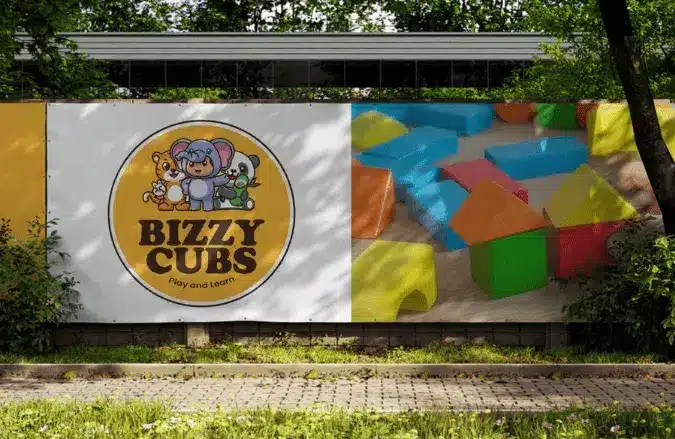 Hlaing Min Thant Graphic Design Logo Bizzy Cubs Kids