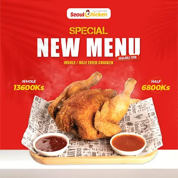 Hlaing Min Thant Graphic Design Social Seoul Chicken