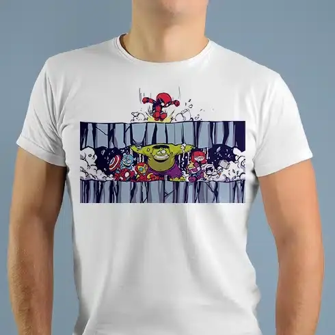 Hlaing Min Thant Printing Design T-shirt Sticker