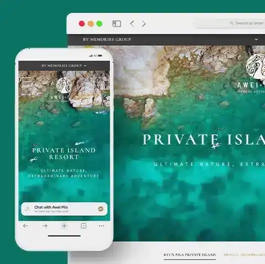 Hlaing Min Thant UI/UX Development Awei Pila Resort Website