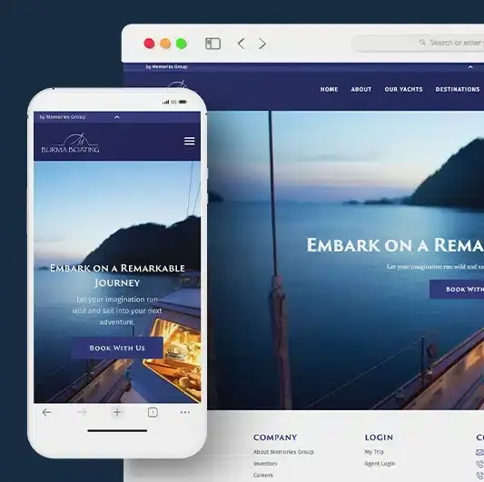 Hlaing Min Thant UI/UX Development Burma Boating Website