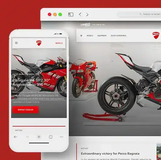 Hlaing Min Thant UI/UX Development Ducati Myanmar Website