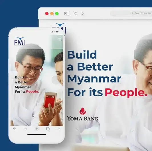 Hlaing Min Thant UI/UX Development FMI First Myanmar Investment Website
