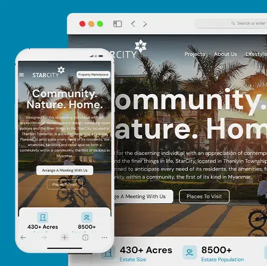 Hlaing Min Thant UI/UX Development StarCity Website