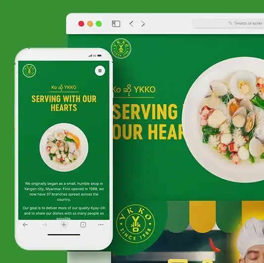 Hlaing Min Thant UI/UX Development YKKO Myanmar Website