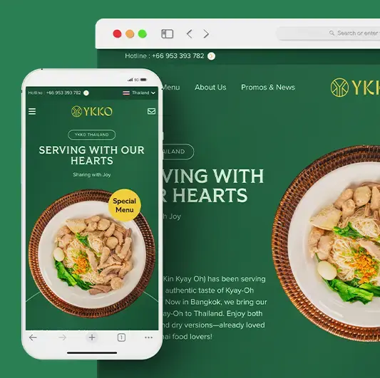 Hlaing Min Thant UI/UX Development YKKO Thailand Website