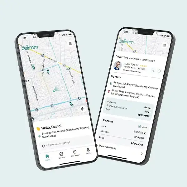 Hlaing Min Thant UI/UX Zeimm Mobile App