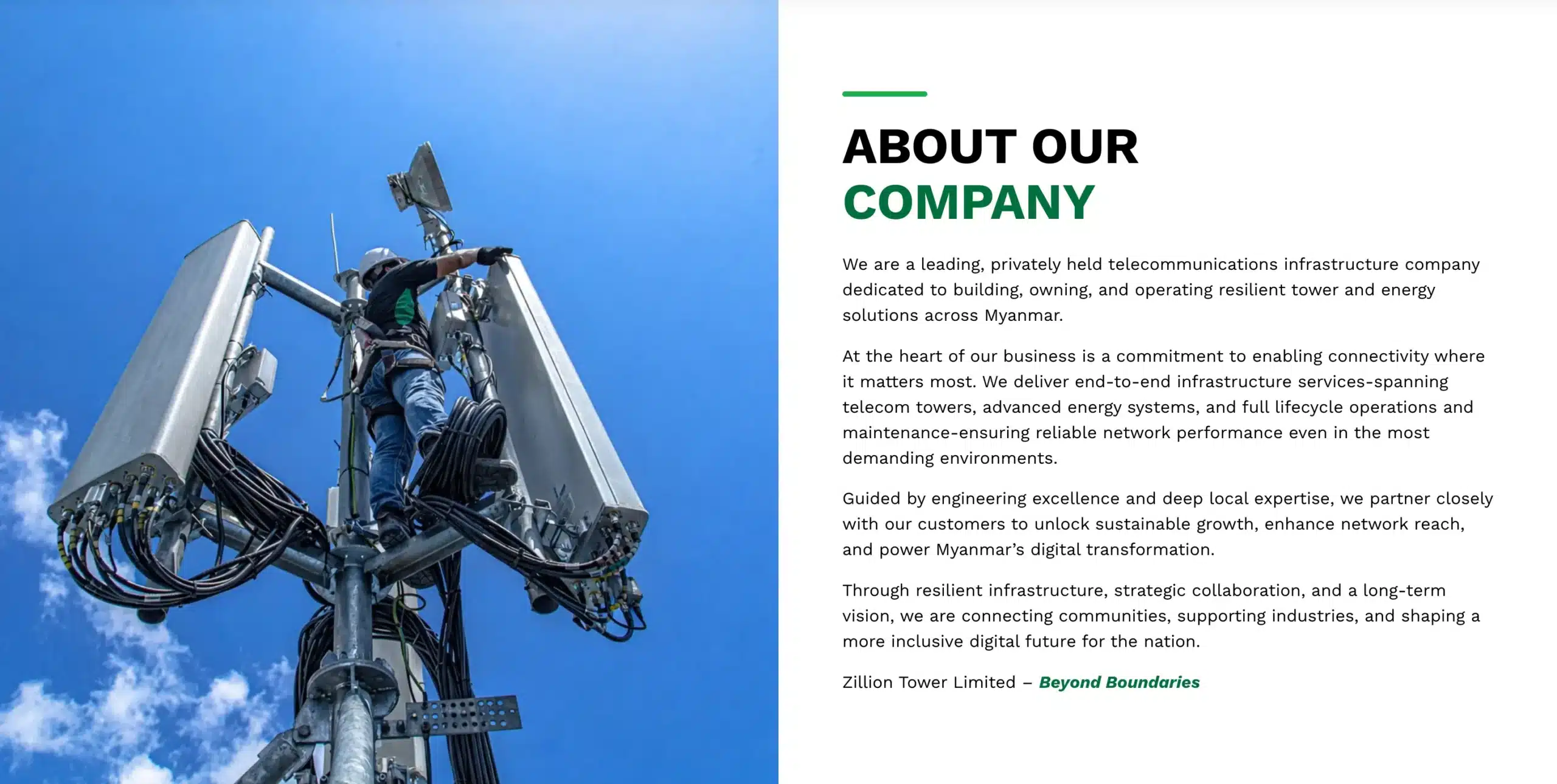 Zillion Tower Limited Website